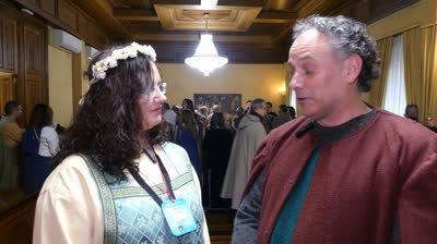 ENTREVISTAS Y AMBIENTE EN EL AYUNTAMIENTO TUROLENSE