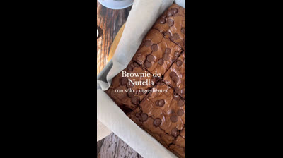 Brownie de nutella