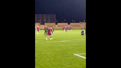 13-1-24 Héctor Fort en el entrenamiento con el Barcelona